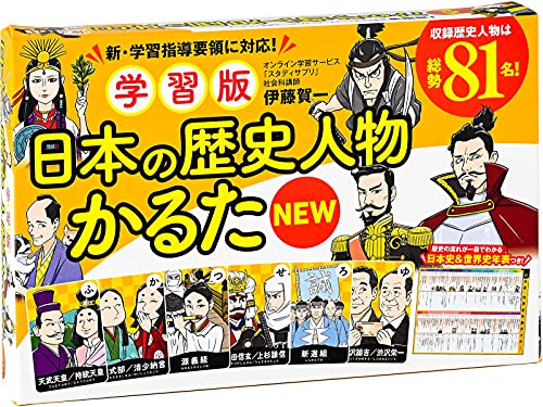 学習版 日本の歴史人物かるた NEW の書影